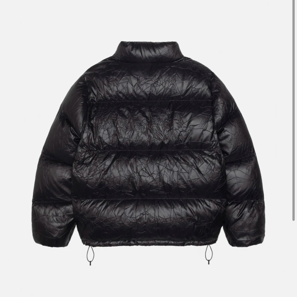 Stussy DOWN PUFFER WRINKLED NYLON size Large NWOT - Picture 2 of 16